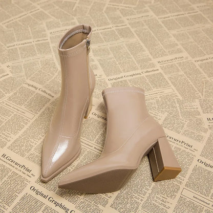 Calerra – Bottines à talons hauts pour femmes