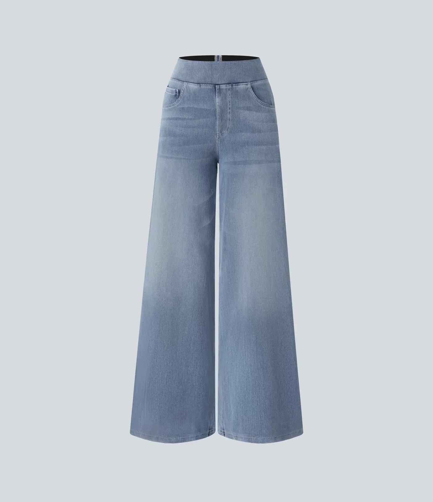 Virellie – Bukser med vide ben i denim til kvinder
