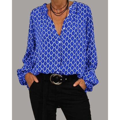 Sarelle - Casual V Neck Blouse
