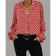 Sarelle - Casual V Neck Blouse