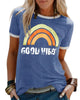 Calira - Womens Printed Short Sleeve Summer T Shirt