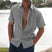 Larvane - Chemise homme en lin à manches courtes