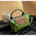 Women Mini Crossbody Bag Top Handle Contrasting Flap - Image 6