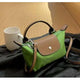 Women Mini Crossbody Bag Top Handle Contrasting Flap - Image 6