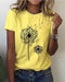 Alvera - Camiseta ligera de manga corta para mujer