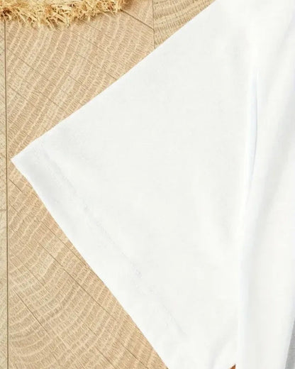 Marisa - T-shirt estiva da donna a maniche corte con motivo floreale
