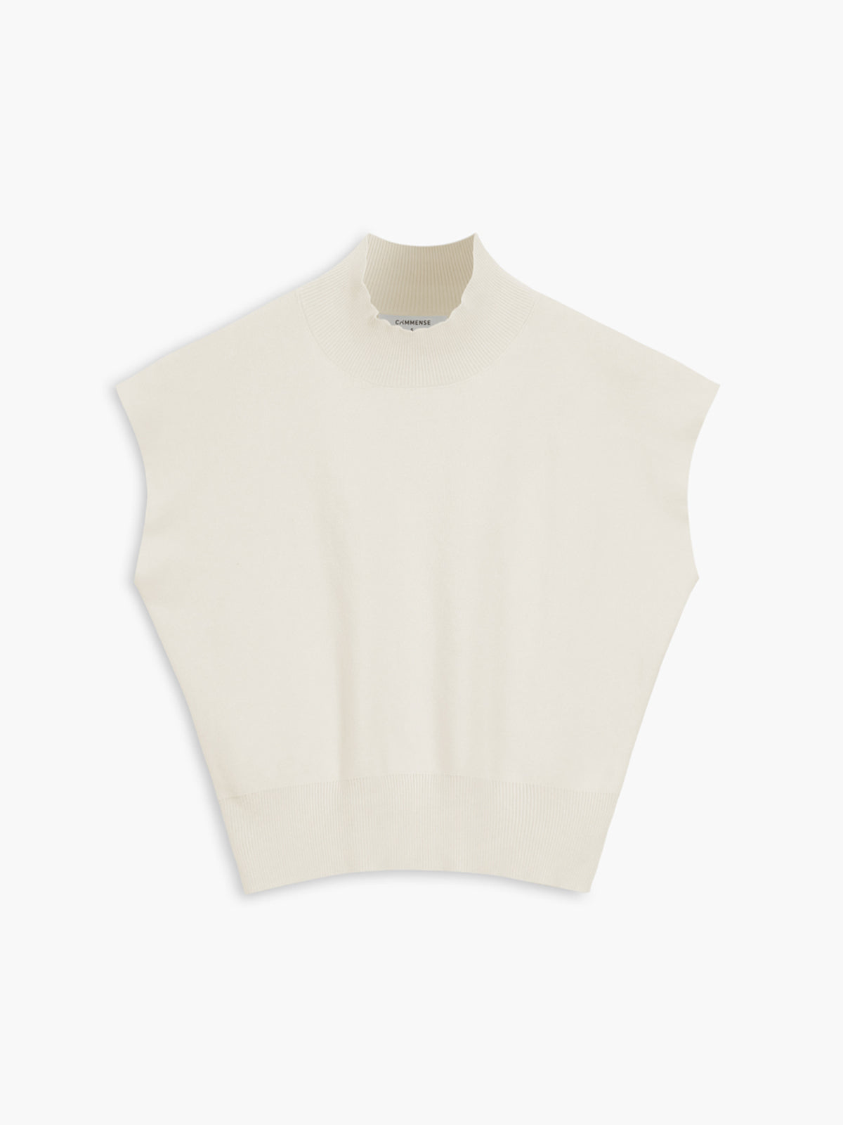 Stellara – Top casual de manga corta para mujer con cuello alto tipo S