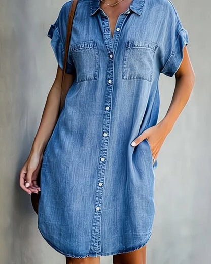 Marvie - Vestido vintage midi de verano para mujer