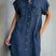 Marvie - Vestido vintage midi de verano para mujer