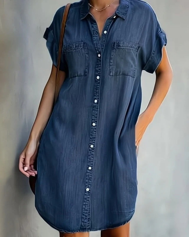 Marvie - Vestido vintage midi de verano para mujer