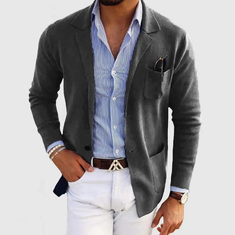 Lyvorn – Blazer homme élégant avec détails décontractés