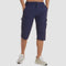 Stephen – Short cargo pour homme à poches, longueur genou