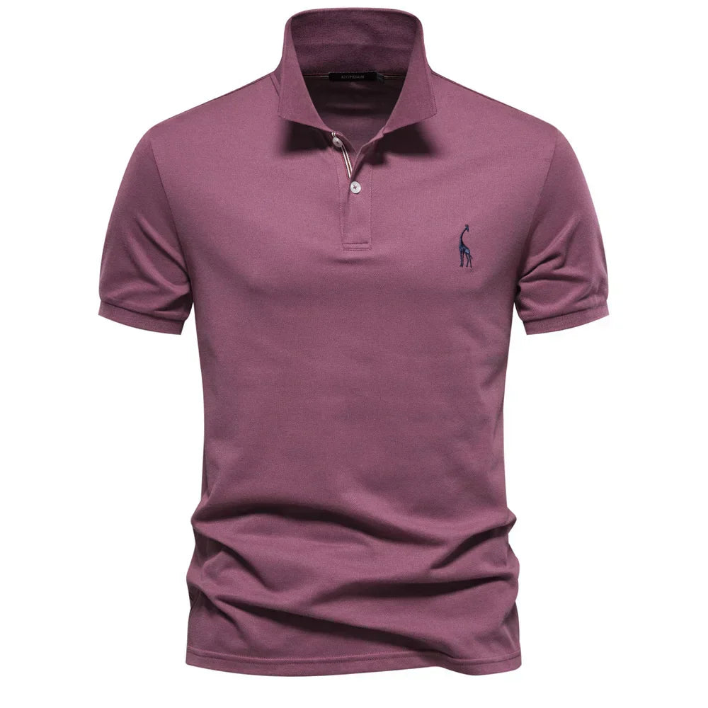 Sorenn – Short Sleeve Button Polo Shirt