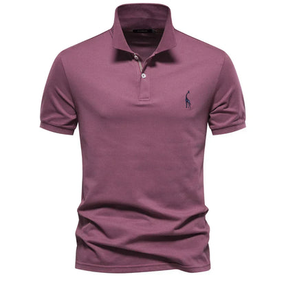 Sorenn – Short Sleeve Button Polo Shirt