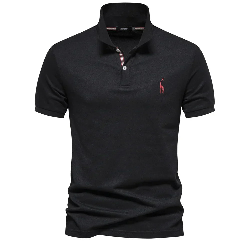 Sorenn – Short Sleeve Button Polo Shirt