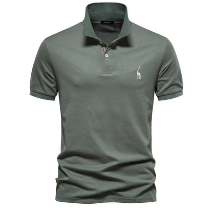 Sorenn – Short Sleeve Button Polo Shirt