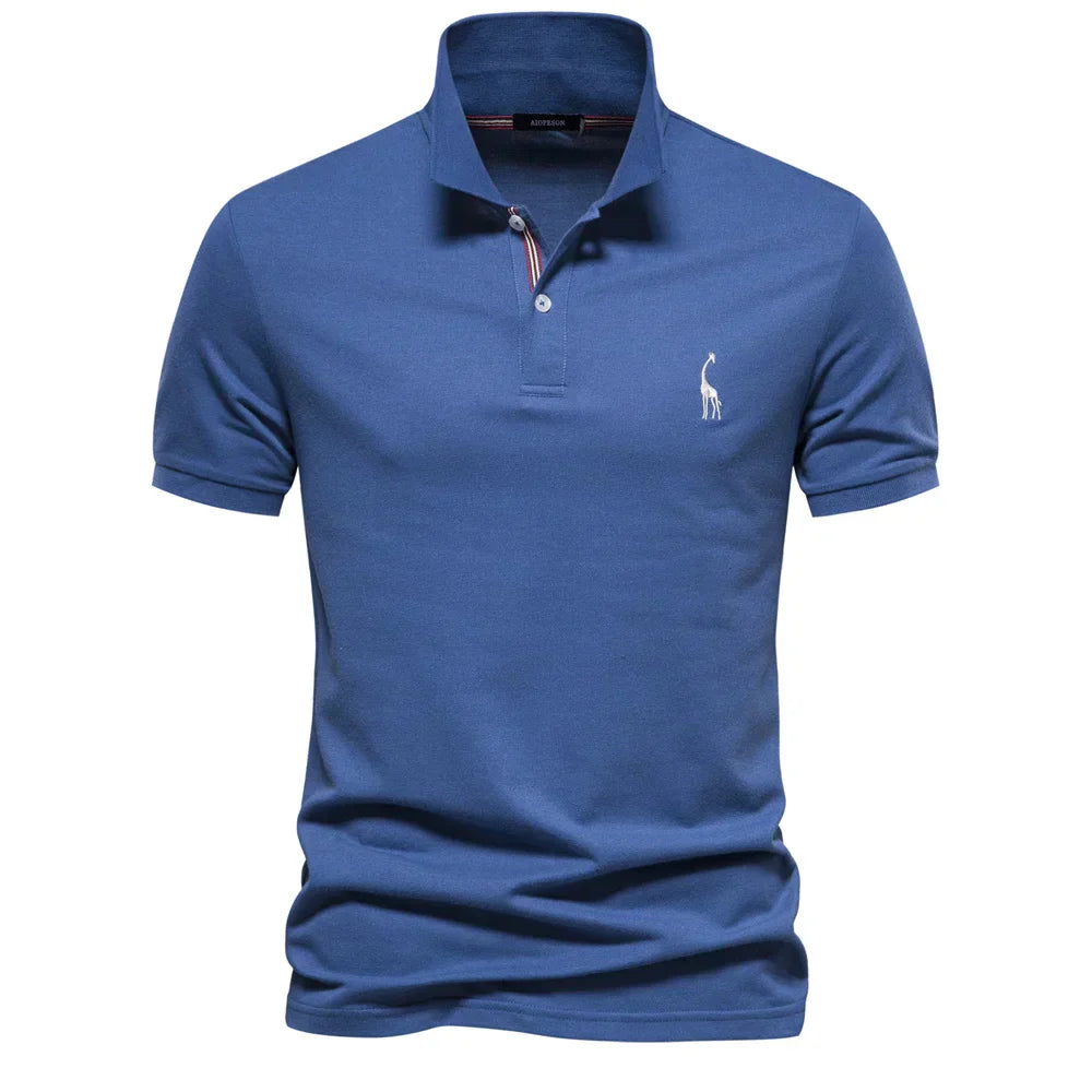 Sorenn – Short Sleeve Button Polo Shirt