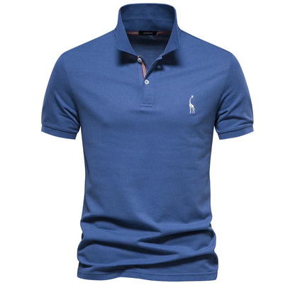 Sorenn – Short Sleeve Button Polo Shirt