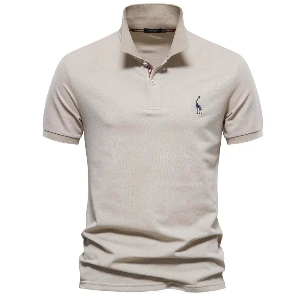 Sorenn – Short Sleeve Button Polo Shirt
