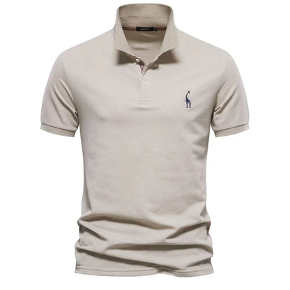 Sorenn – Short Sleeve Button Polo Shirt