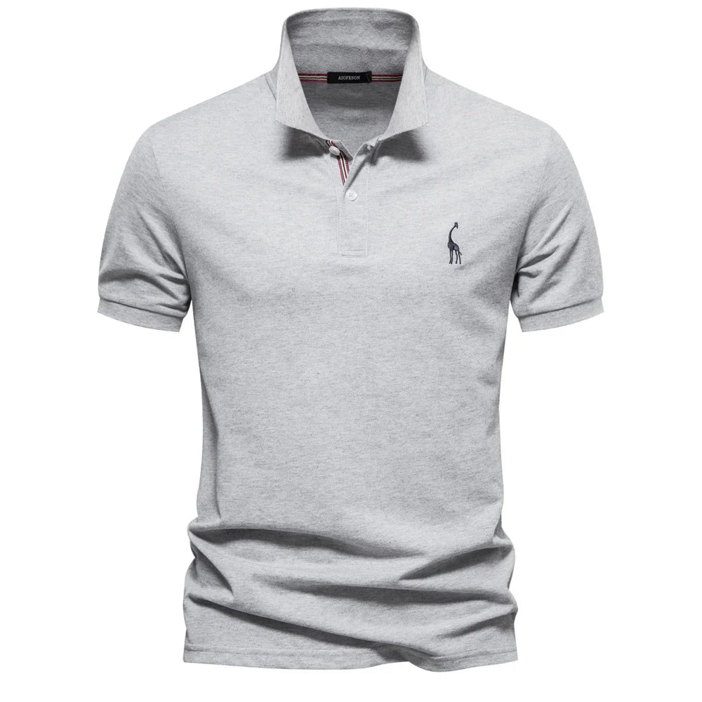 Sorenn – Short Sleeve Button Polo Shirt