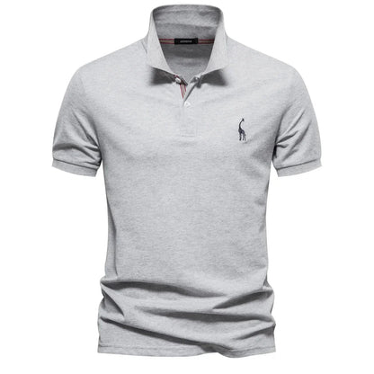 Sorenn – Short Sleeve Button Polo Shirt