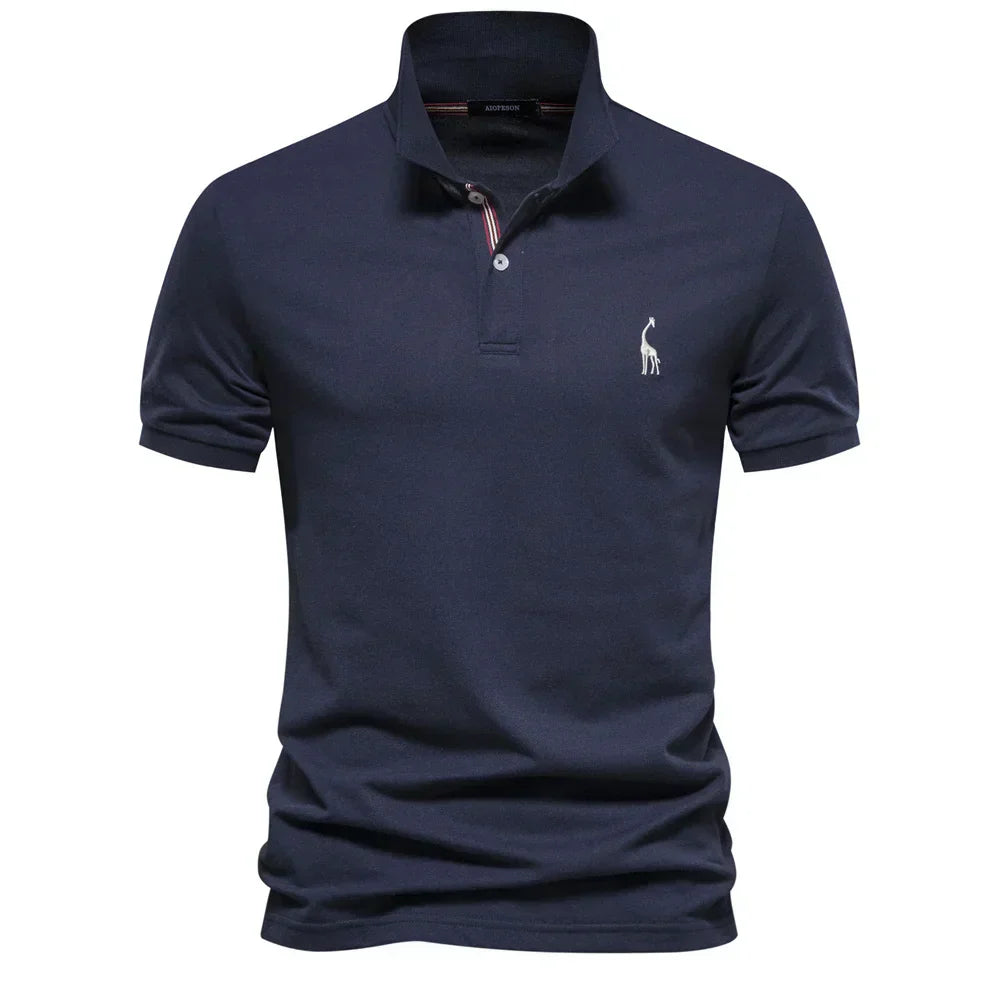 Sorenn – Short Sleeve Button Polo Shirt