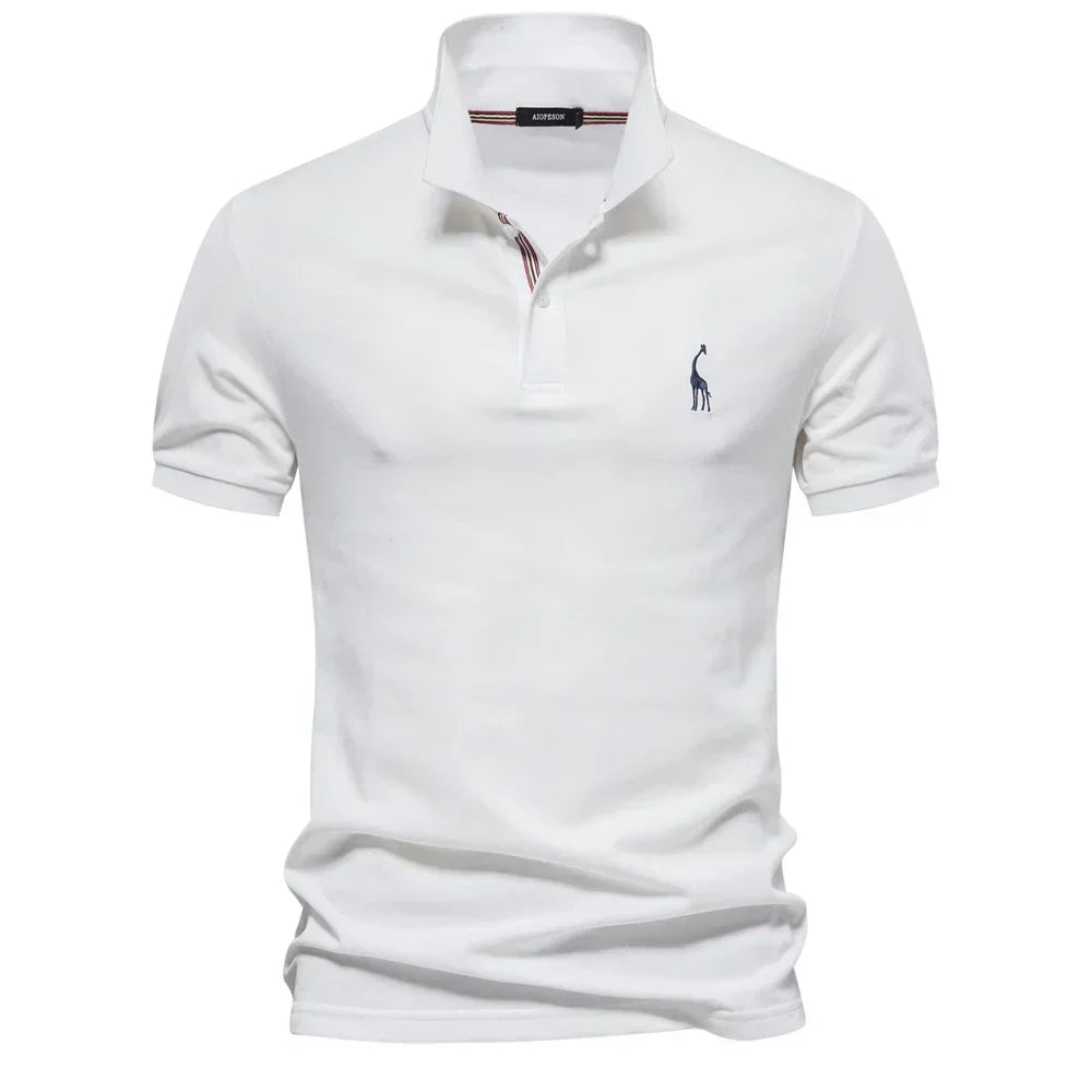 Sorenn – Short Sleeve Button Polo Shirt