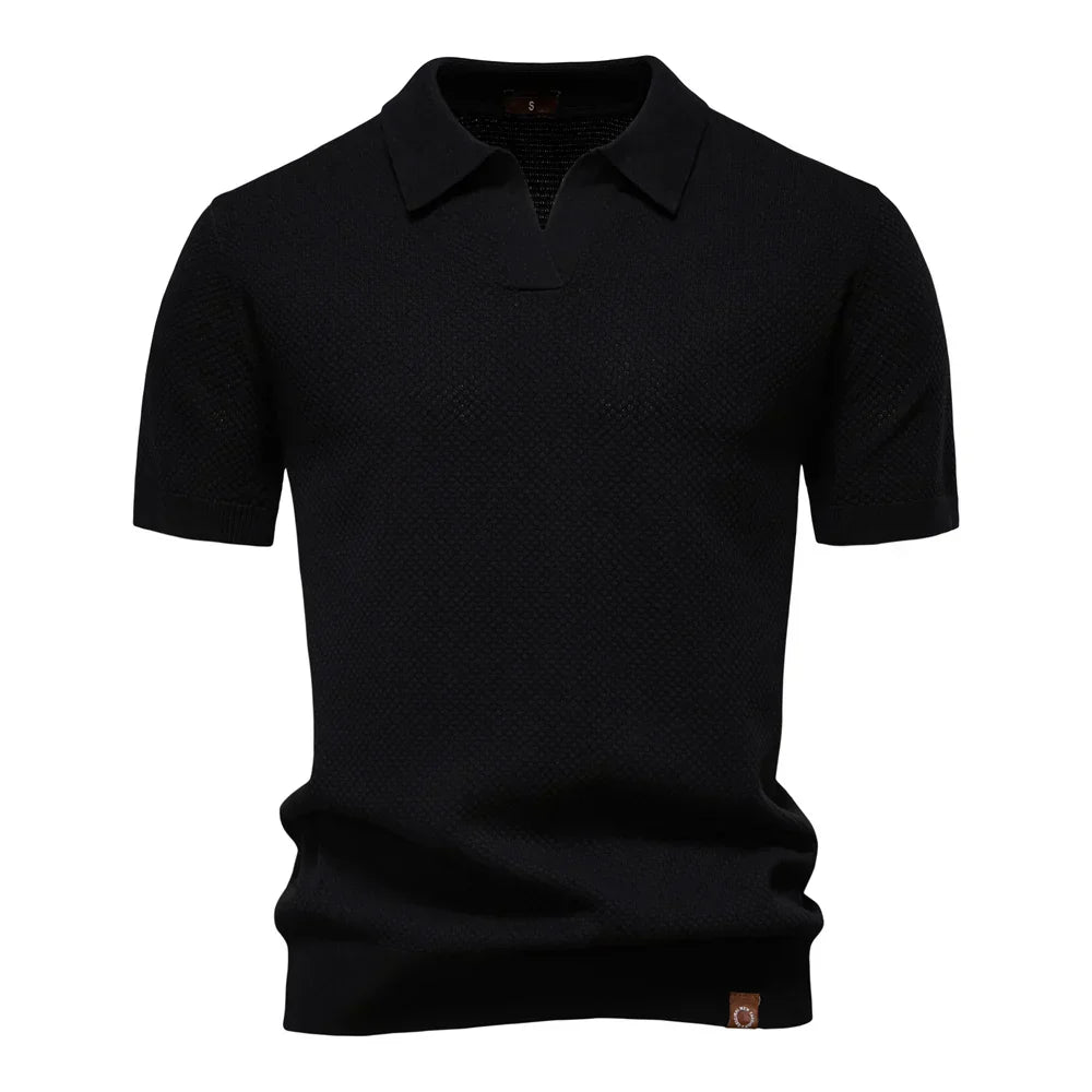 Samurel – Polo classique à manches courtes pour homme