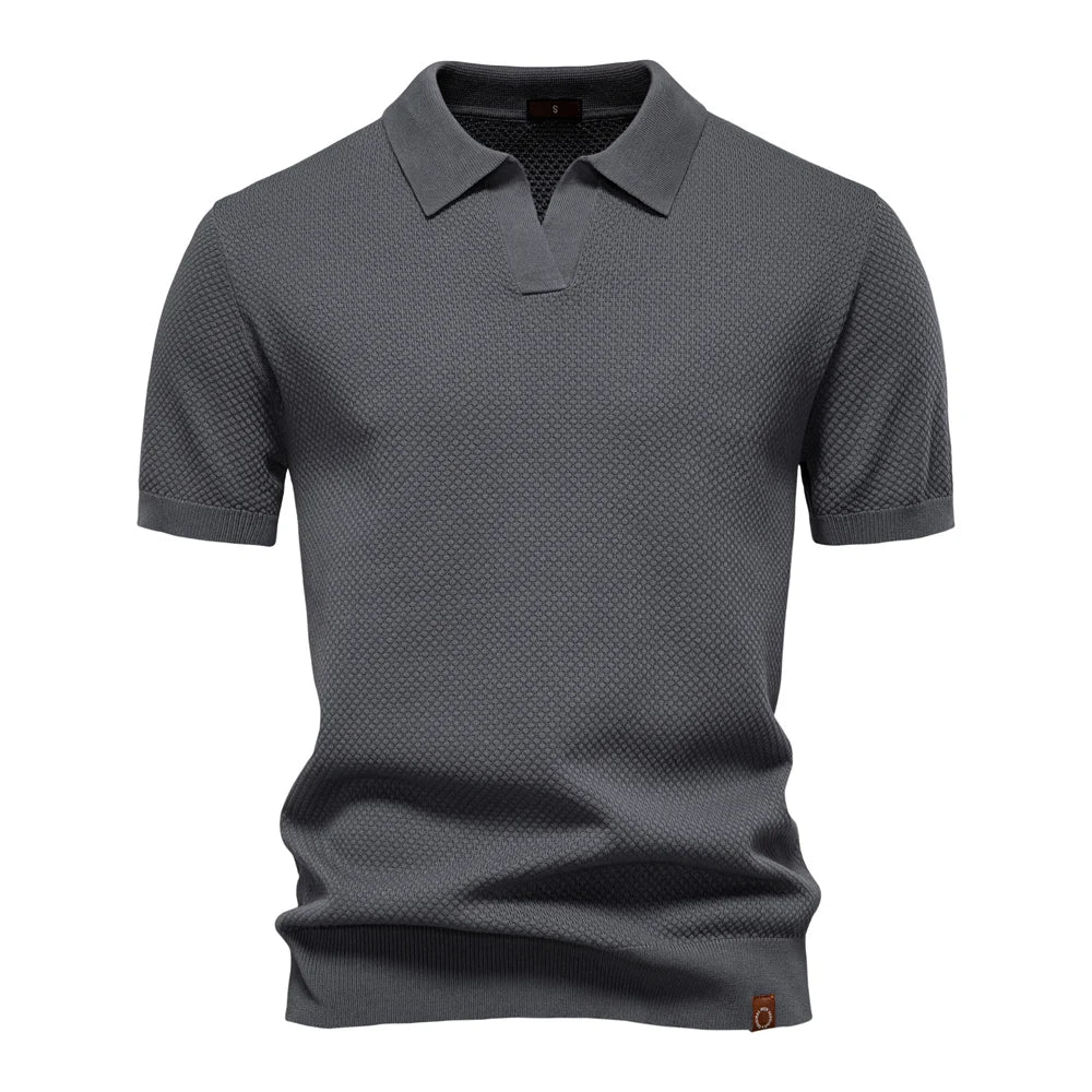 Samurel – Polo classique à manches courtes pour homme