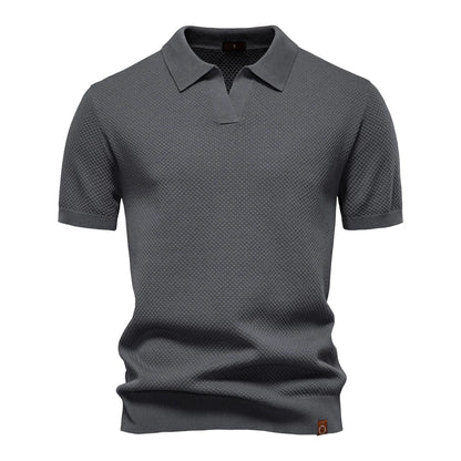 Samurel – Polo classique à manches courtes pour homme