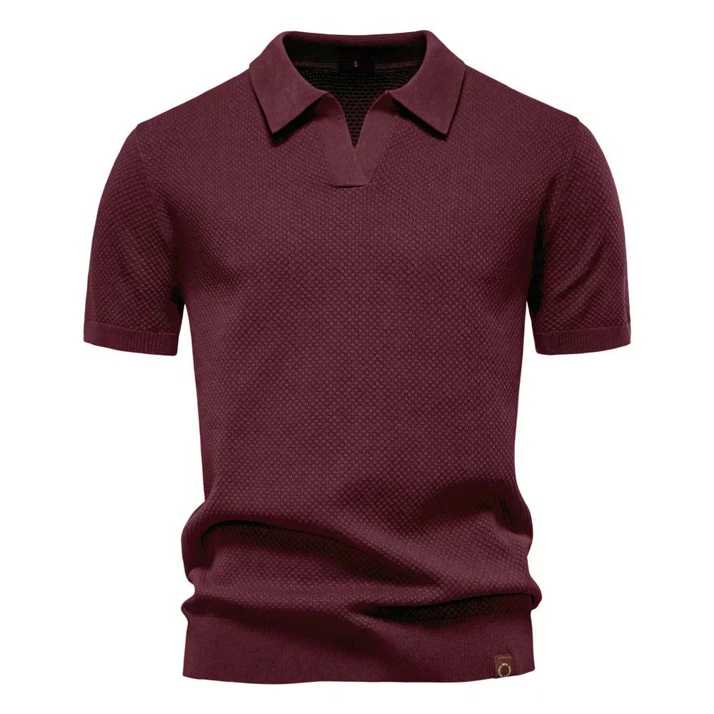 Samurel – Polo classique à manches courtes pour homme