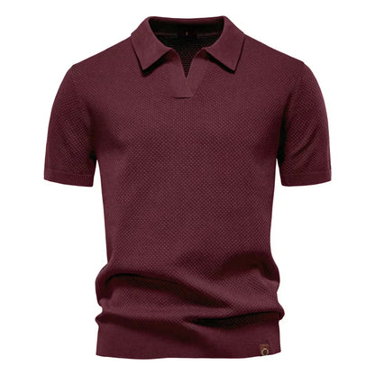 Samurel – Polo classique à manches courtes pour homme