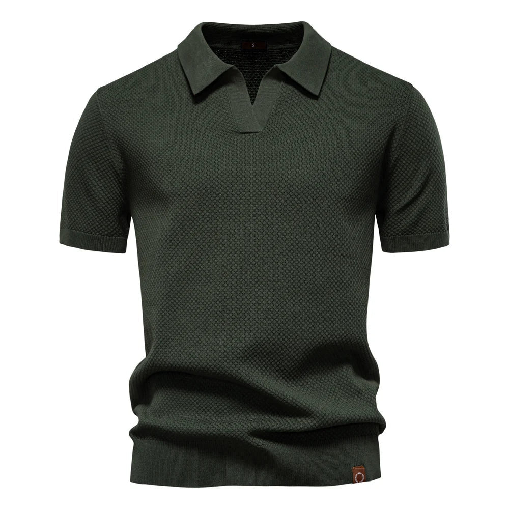Samurel – Polo classique à manches courtes pour homme