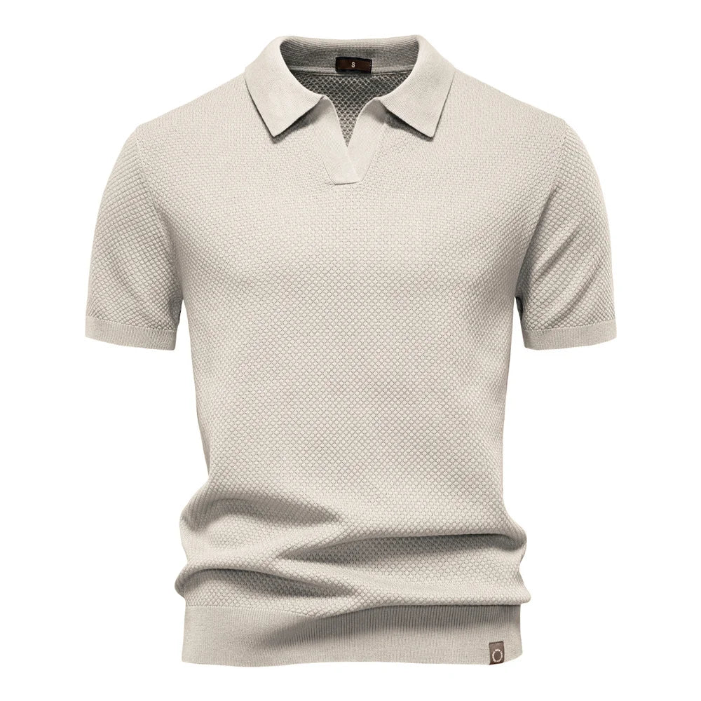 Samurel – Polo classique à manches courtes pour homme