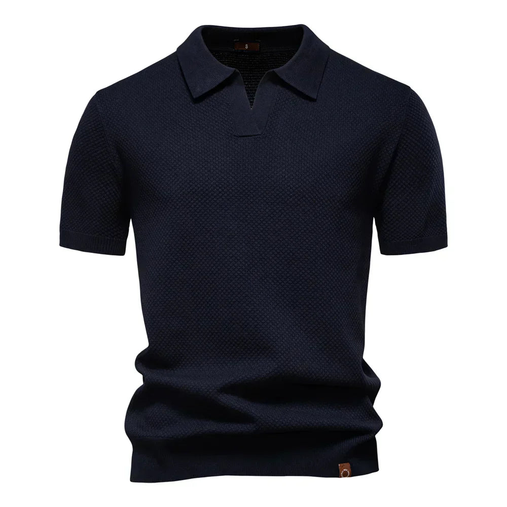 Samurel – Polo classique à manches courtes pour homme