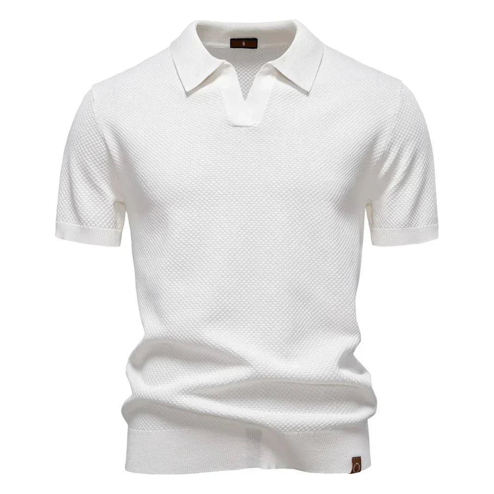Samurel – Polo classique à manches courtes pour homme