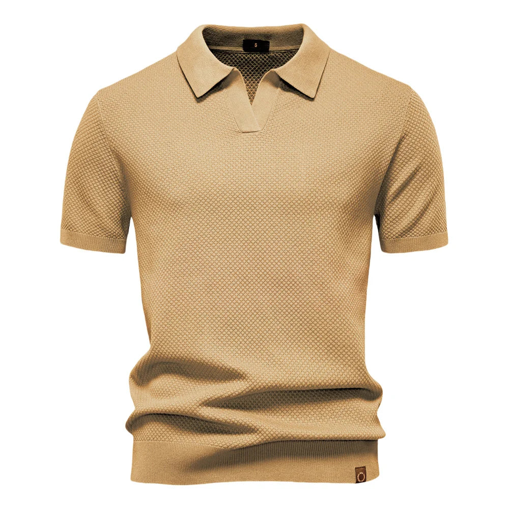 Samurel – Polo classique à manches courtes pour homme