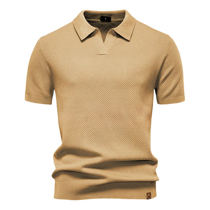 Samurel – Polo classique à manches courtes pour homme