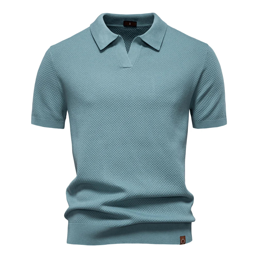 Samurel – Polo classique à manches courtes pour homme