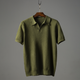 Simaro – Polo classique texturé à manches courtes