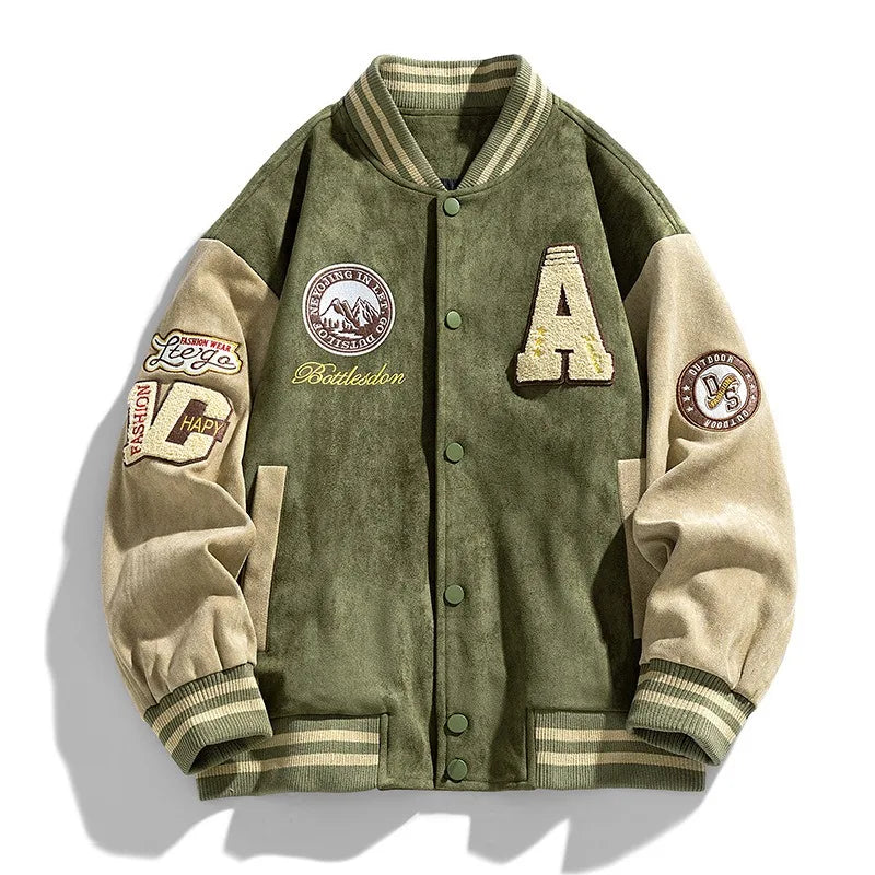 Ryven – Veste Bomber Varsity Homme