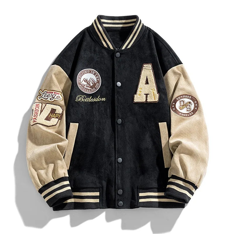 Ryven – Veste Bomber Varsity Homme