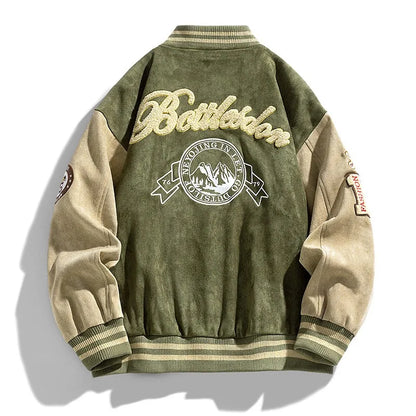 Ryven – Veste Bomber Varsity Homme