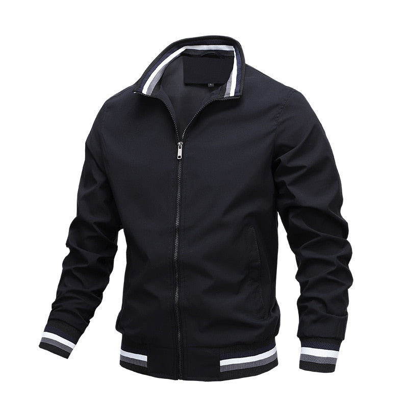 Rovenis – Veste Bomber Classique Homme zippée