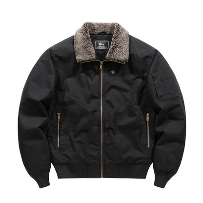Gevero – Chaqueta Bomber con Cuello de Cremallera para Hombre