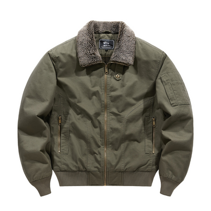 Gevero – Chaqueta Bomber con Cuello de Cremallera para Hombre