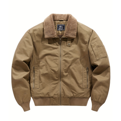 Gevero – Chaqueta Bomber con Cuello de Cremallera para Hombre