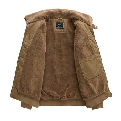 Gevero – Chaqueta Bomber con Cuello de Cremallera para Hombre