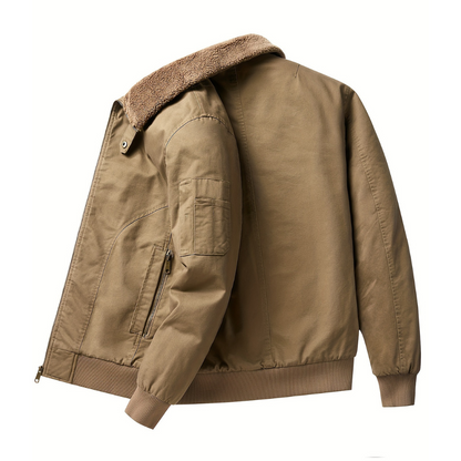 Gevero – Chaqueta Bomber con Cuello de Cremallera para Hombre